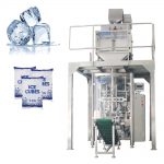 Máquina automática de envasado y pesaje de cubitos de hielo de 5 kg.