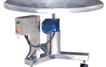 Mesa rotatoria de recogida de bolsas