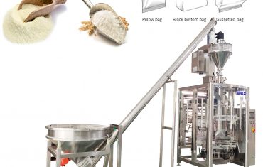 Máquina automática de envasado, llenado y sellado de bolsas verticales para leche en polvo