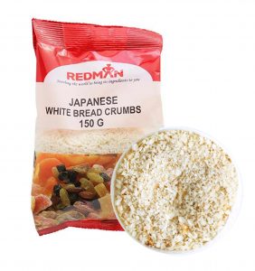 Máquina automática de envasado, llenado y formación de bolsas para pan rallado de 2 kg.