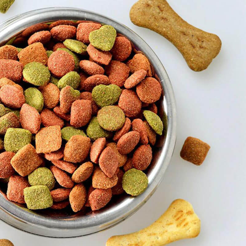 Línea de producción automática de envasado de alimentos para mascotas