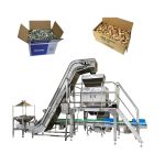 Máquina llenadora y pesadora semiautomática