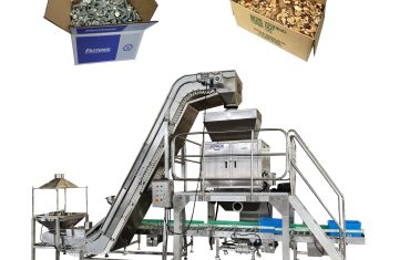 Máquina llenadora y pesadora semiautomática